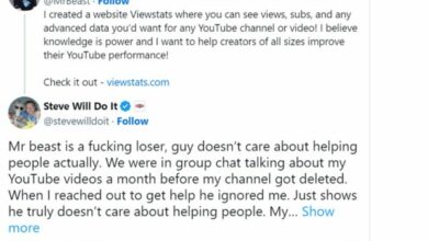 SteveWillDolt Calls Out Mr. Beast For Being A 'Loser'