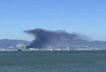 Port of Oakland Fire: Black Fumes and Smoke Invaded the Sky