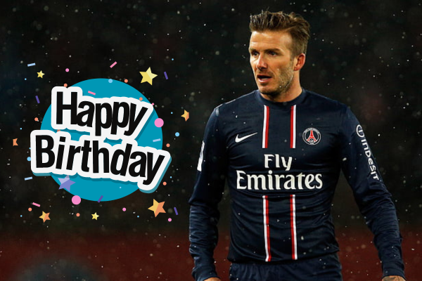 David Beckham Birthday Images