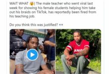 Video of Female Students Unbraiding Teacher JaQ Lee's Hair Goes Viral; School Terminates Him